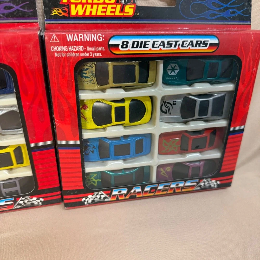 Vintage Turbo Wheels Racers Die Cast Cars 8 Pack 4 Lot Greenbrier International